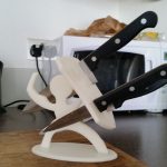 Progetto fotografico di un portacoltelli fai da te