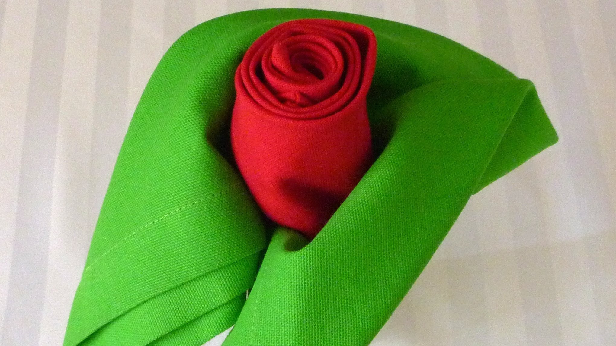 Rose da tovaglioli con le tue mani, idee di design