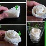 rose da tovaglioli con le tue mani opzioni foto
