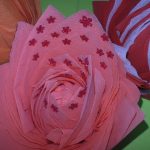 rose da tovaglioli di carta decorativi