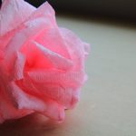 design fotografico di rose da tovaglioli di carta