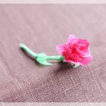 foto di design di rose da tovaglioli di carta