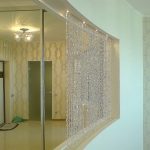 idee per tende di perline decorative