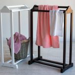 idee per portasciugamani da bagno per interni