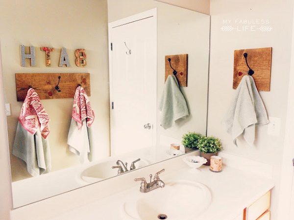 idee per portasciugamani da bagno