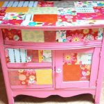 comodino decoupage