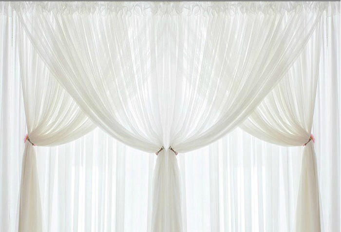 tende in voile bianco