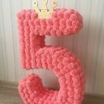 numeri e lettere da tovaglioli foto decorazione