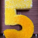numeri e lettere da tovaglioli con le tue mani foto