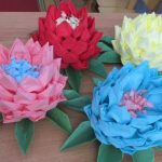 fiore di loto dal design dei tovaglioli