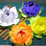 fiore di loto da tovaglioli design decorazione