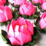 fiore di loto da tovaglioli idee decorazioni