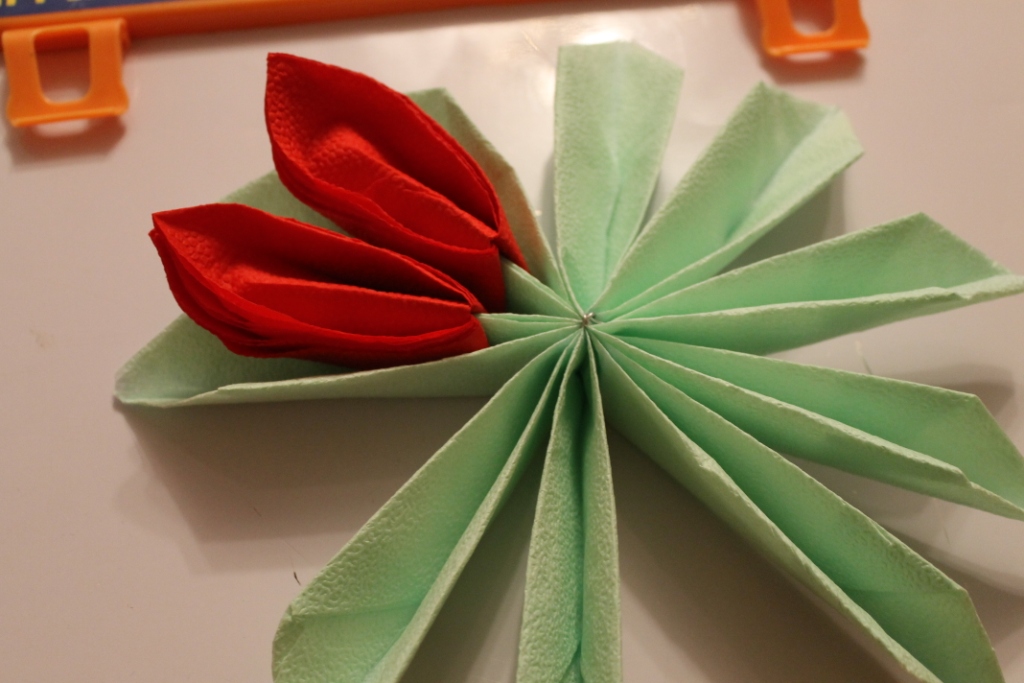 foto di design di classe master di loto da tovaglioli