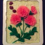 idee di design per fiori su tovaglioli di carta