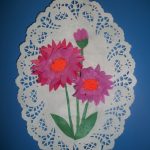 idee di design per fiori su tovaglioli di carta