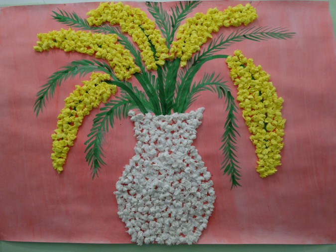 idee per fiori su tovaglioli di carta
