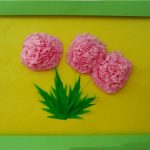 foto di design di fiori da tovaglioli di carta