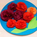 fiori da tovaglioli di carta con le tue mani foto