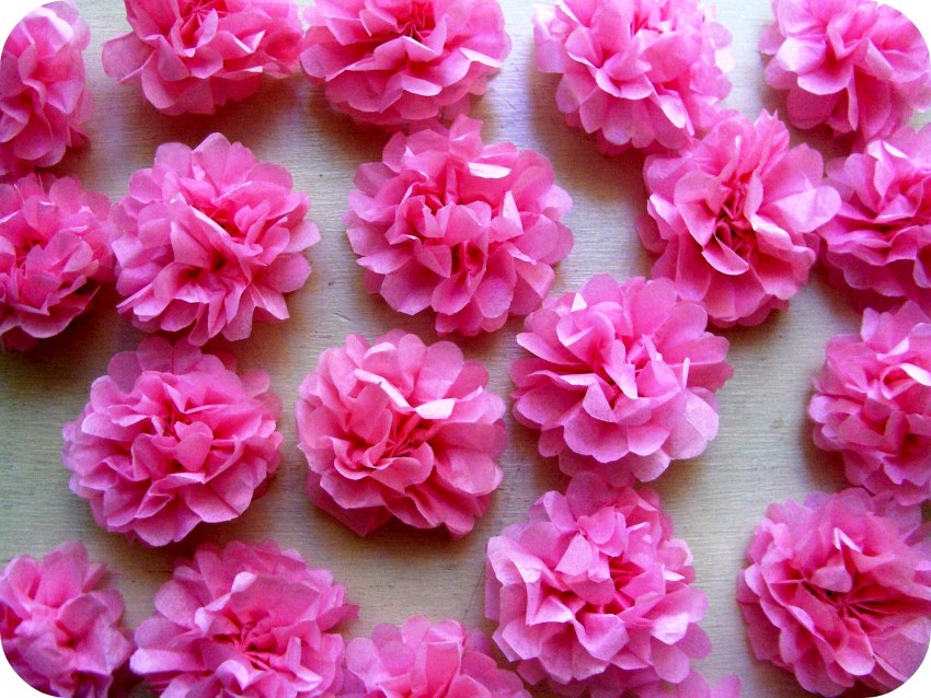fiori da tovaglioli di carta con le tue mani idee fotografiche