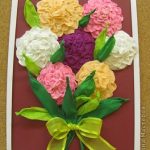 opzioni di fiori su tovaglioli di carta