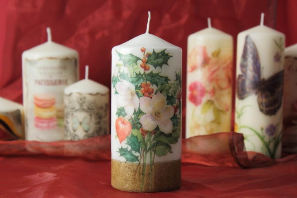 candele decoupage