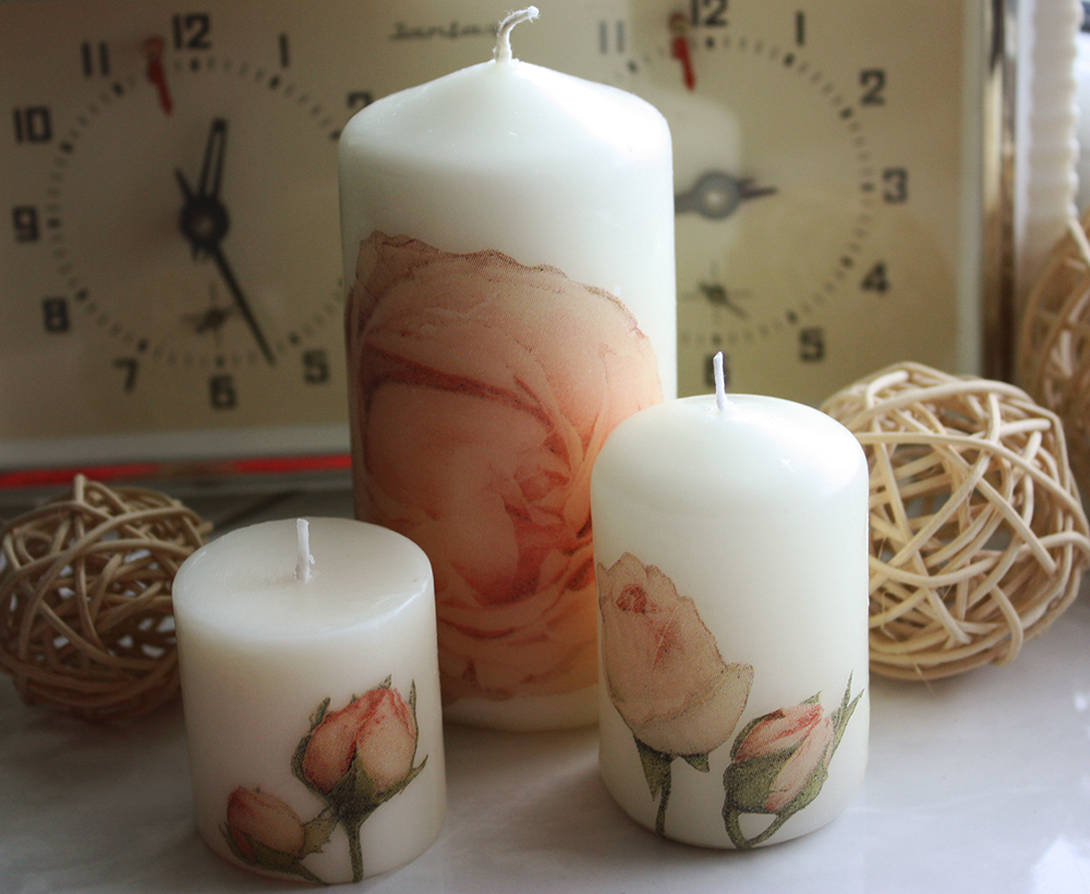 candele decoupage