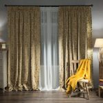 Tende a fantasia nell'interno del soggiorno