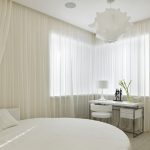 Progettazione della camera da letto con letto rotondo