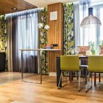 Design moderno della cucina-soggiorno