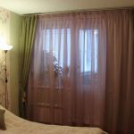 Tende combinate in camera da letto
