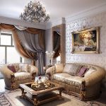 Tende doppie in stile classico