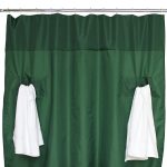 Tenda verde scuro con comode tasche