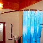 Tenda blu con impregnazione idrorepellente
