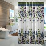 Tenda in tessuto con ornamento floreale