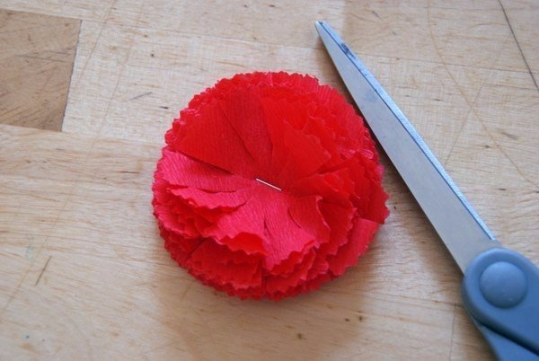 Idee fai da te per decorare i garofani con tovaglioli