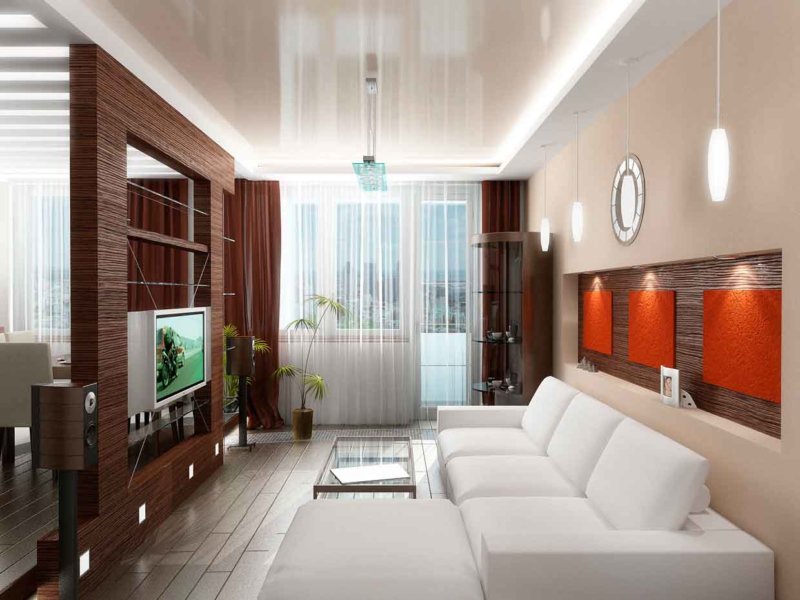 interno della sala con tulle