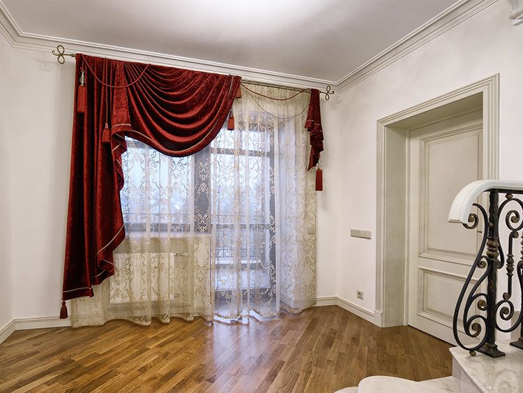 tende asimmetriche nel soggiorno