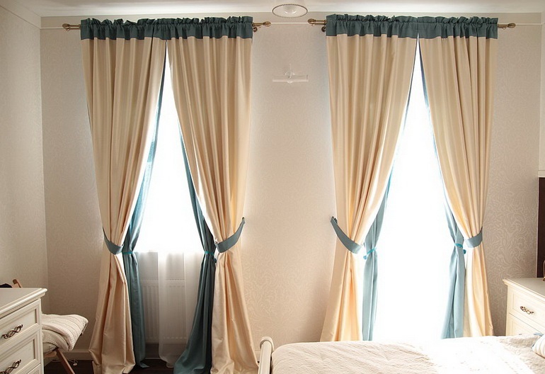 come cucire nastri per tende: idee fotografiche