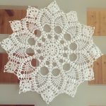 come realizzare all'uncinetto un disegno per un tovagliolo