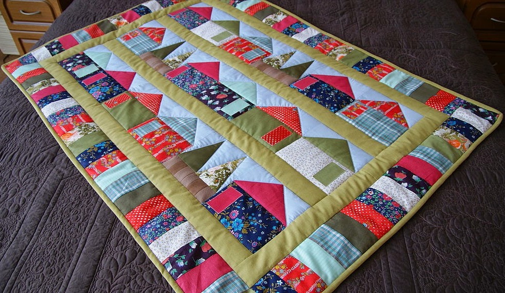 pannello di tappeto patchwork