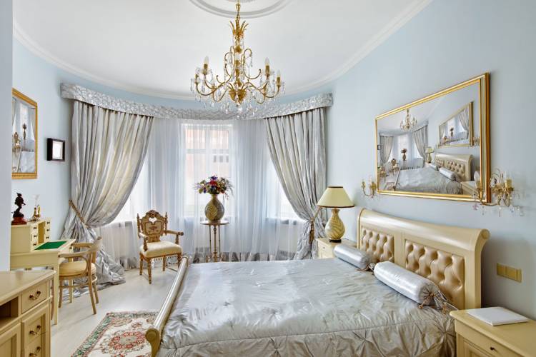 tende classiche per la camera da letto
