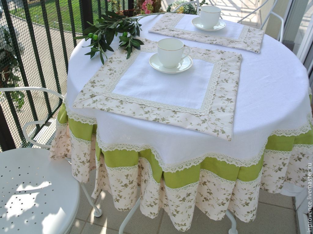 set di tovaglioli di stoffa
