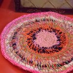 foto di design per tappeti con collant di nylon fai da te