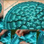 idee per decorare tappeti con collant
