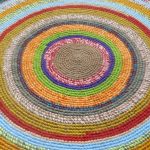 idee fai da te per tappeti con collant foto