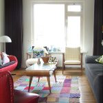 foto di decorazioni con tappeti patchwork
