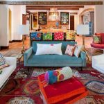 idee per l'arredamento di tappeti patchwork