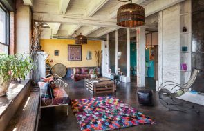 foto di decorazioni di tappeti patchwork