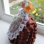decorazione fotografica della scatola della bambola