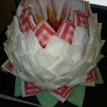opzioni di tovaglioli di loto